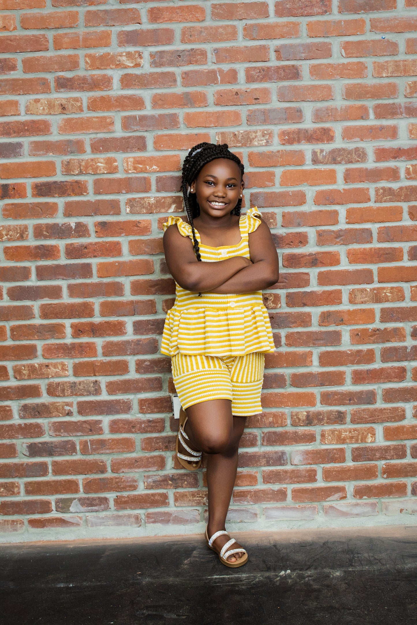 Ms. Prissy Striped Set