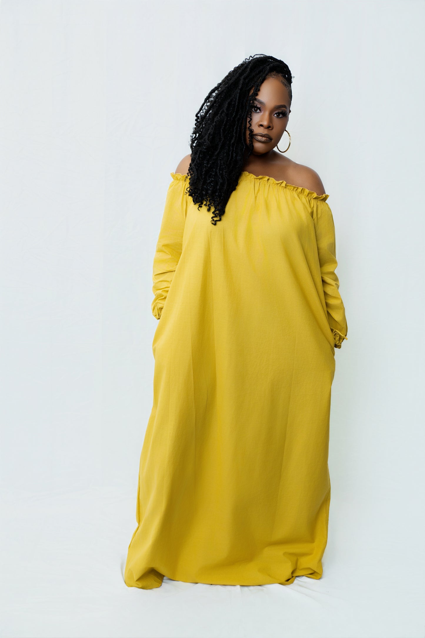 Boho Off Shoulder Maxi