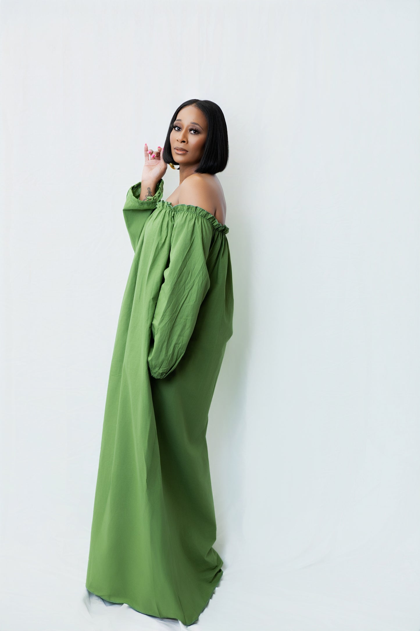 Boho Off Shoulder Maxi