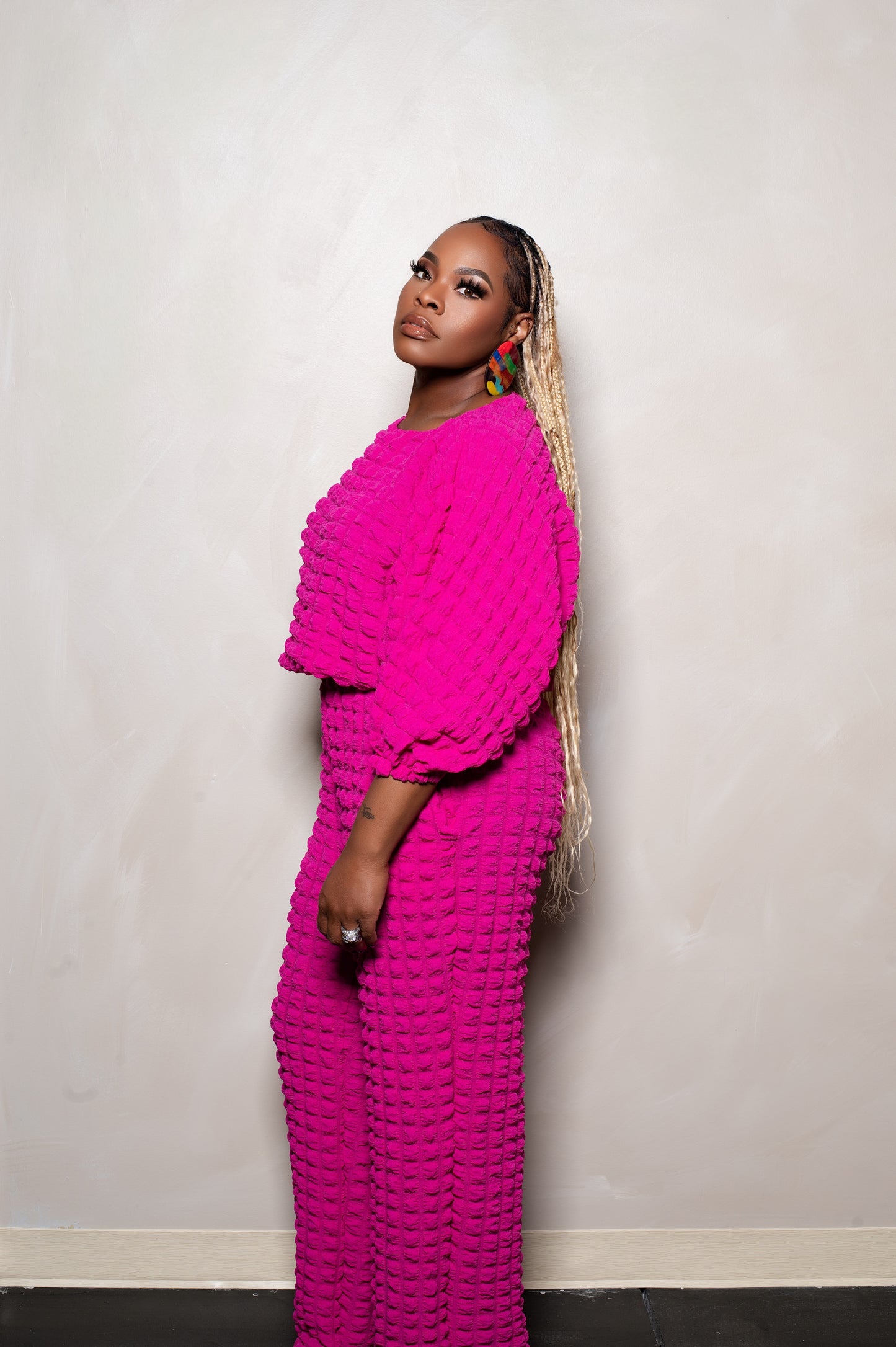 Fun Bubble Two Piece Set (Pink)
