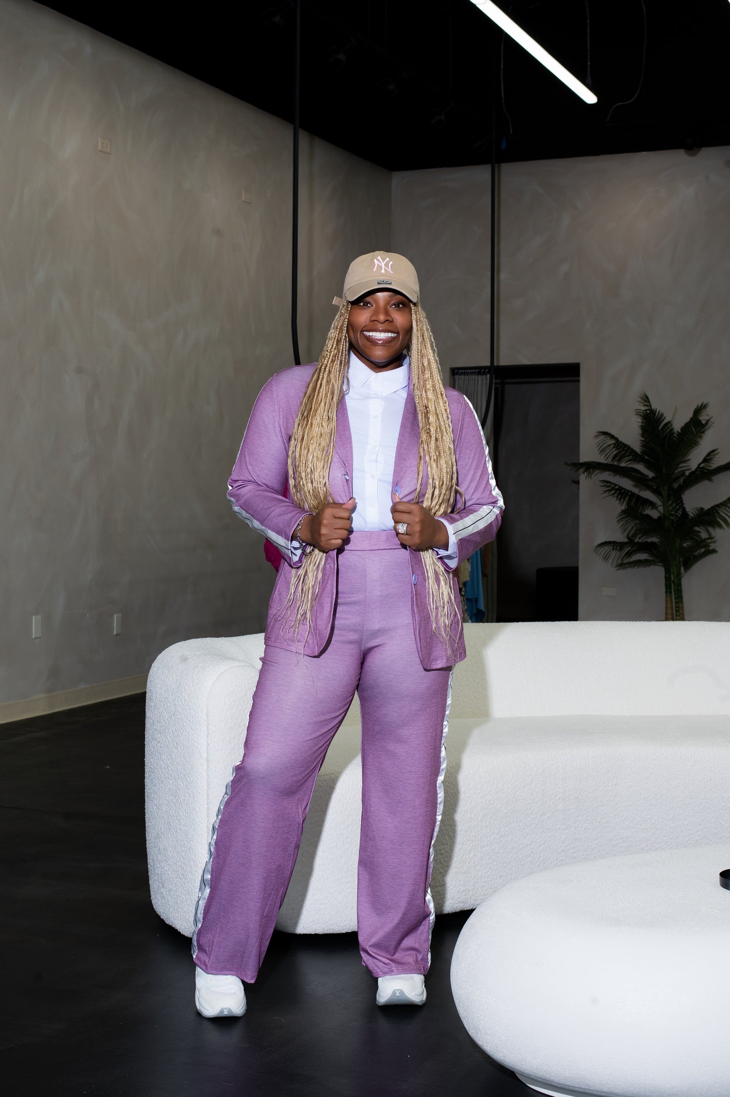 Cozy Chic Pant Suit- PURPLE (S- 4XL)