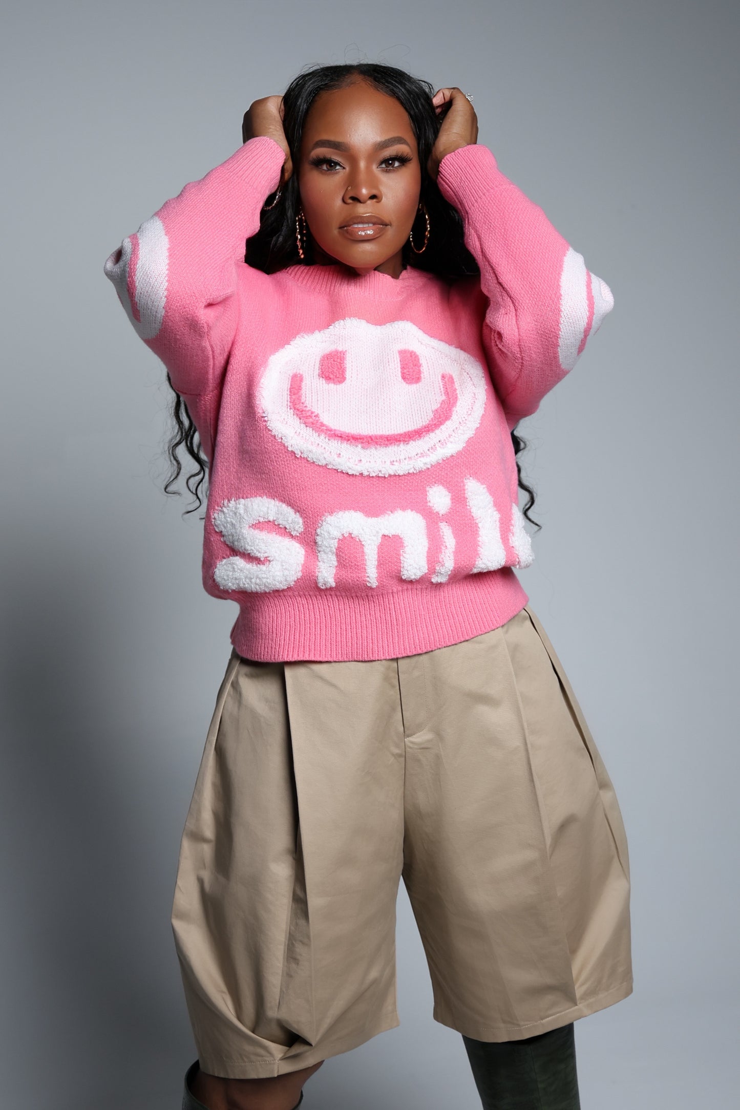 PLAYFUL SMILE SWEATER