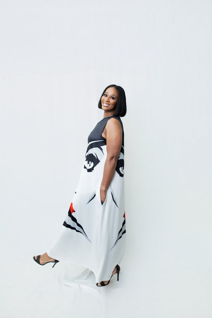Power Woman Boho Sleeveless Maxi