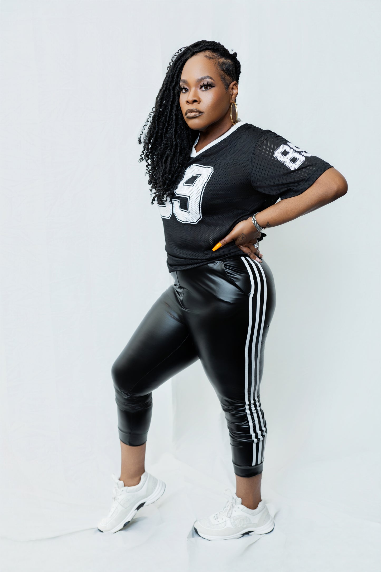 Sporty Pleather Legging