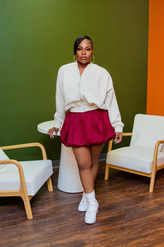 Balloon Mini Skirt