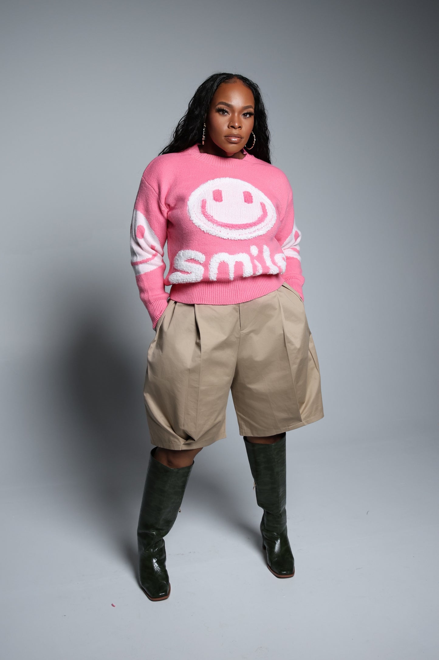 PLAYFUL SMILE SWEATER