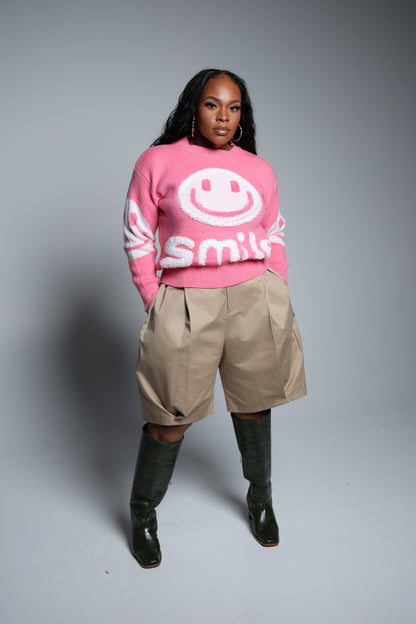 PLAYFUL SMILE SWEATER