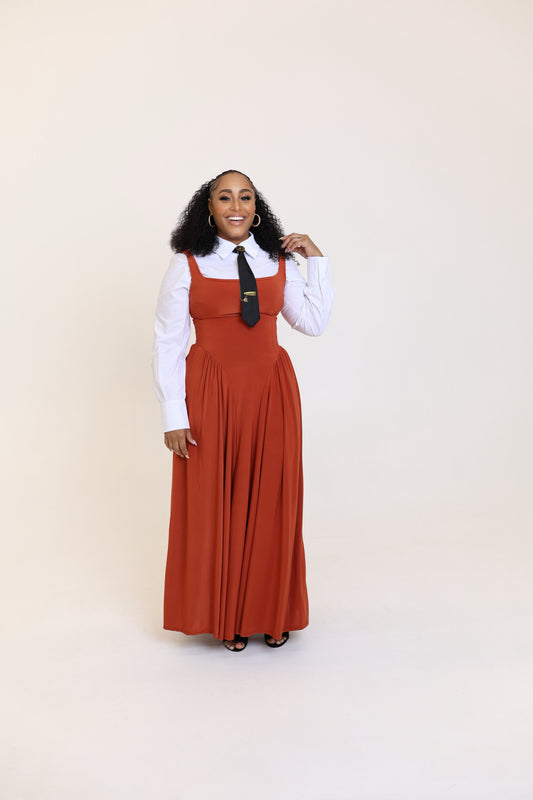 Jersey Maxi Sleeveless Dress