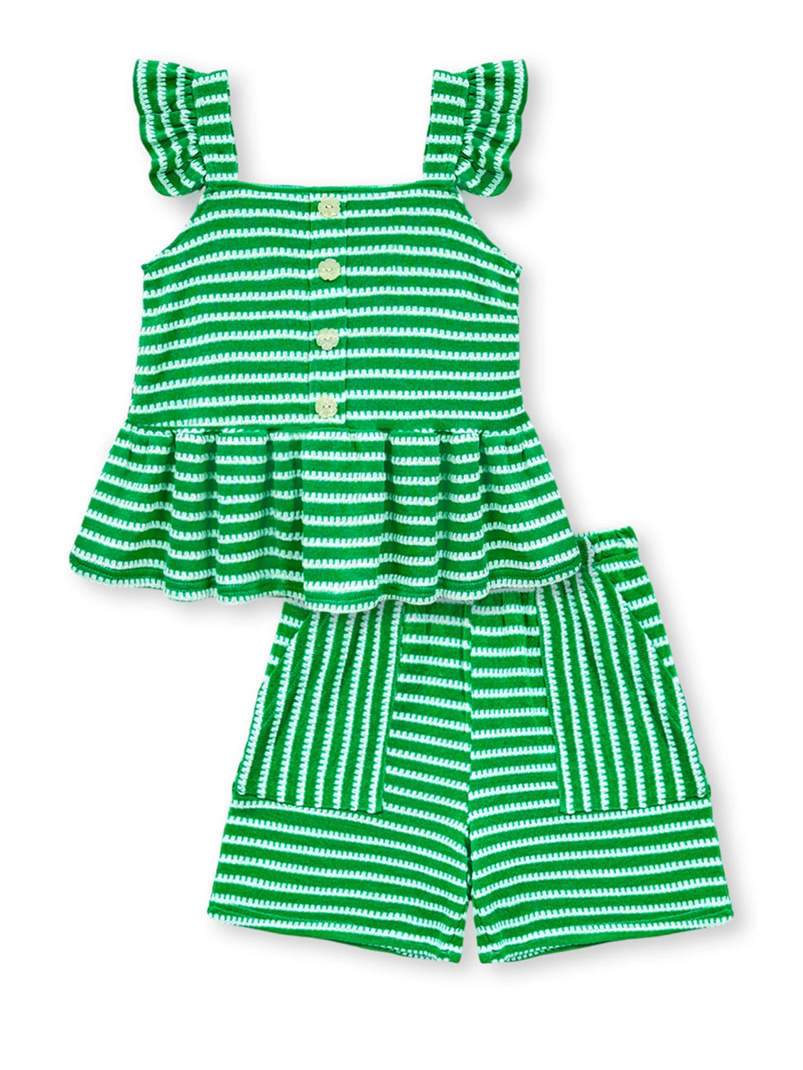Ms. Prissy Striped Set