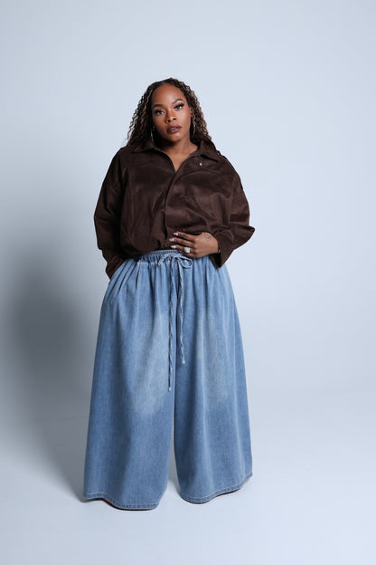 Vintage Style Faux Suede Bomber Jackets w/ Zip Detail