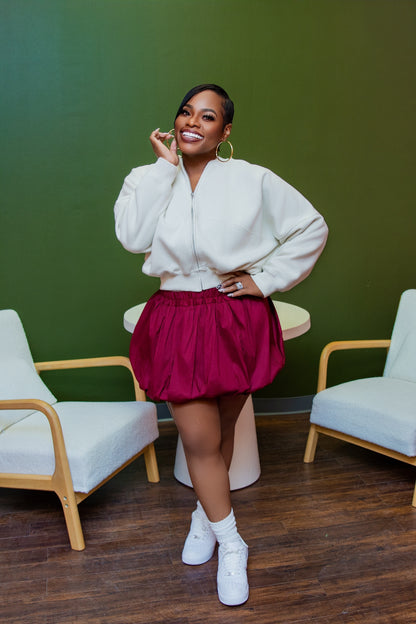 Balloon Mini Skirt
