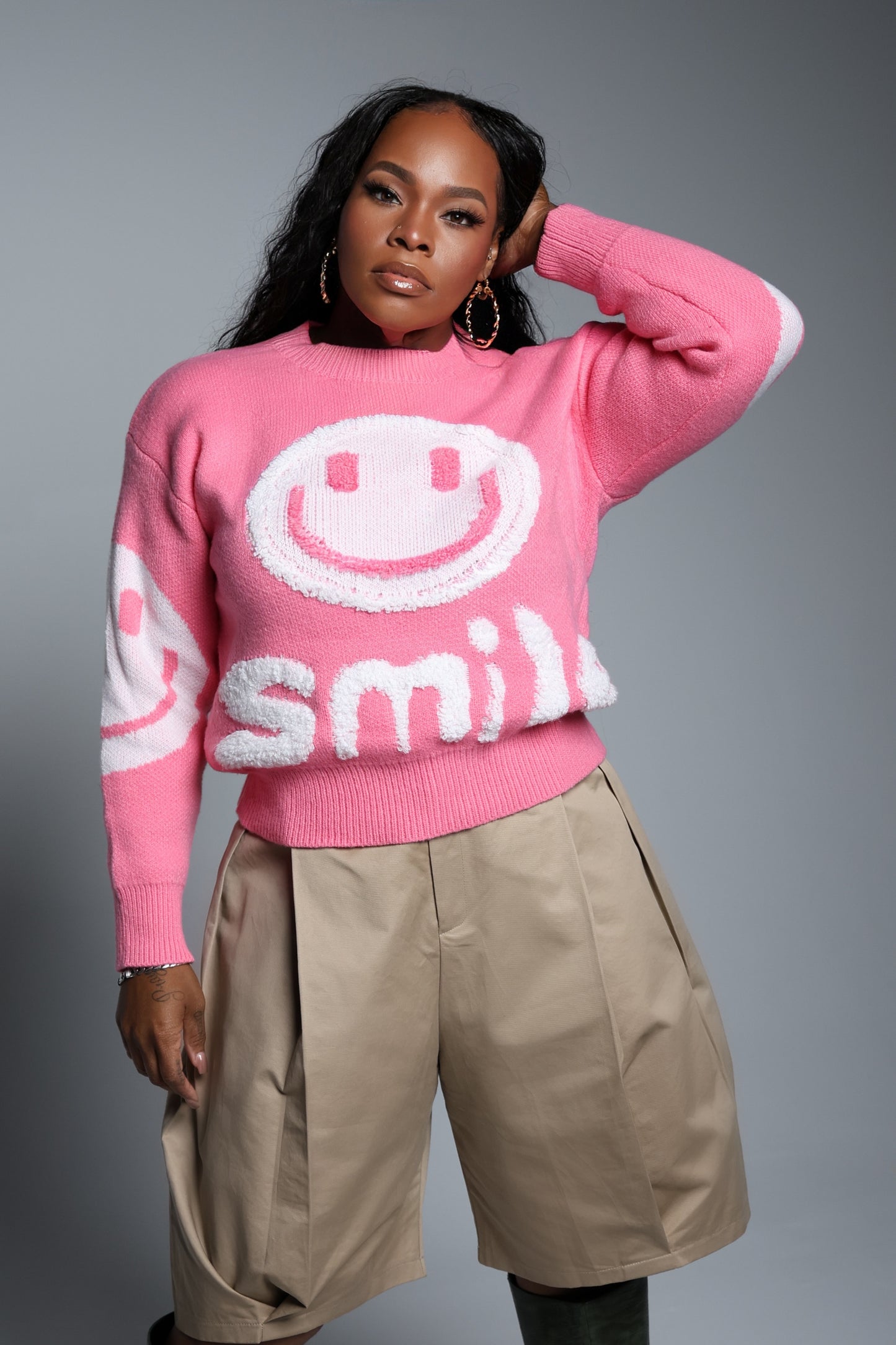 PLAYFUL SMILE SWEATER
