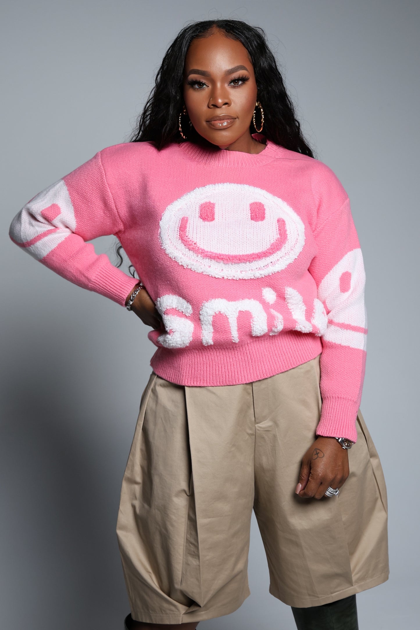 PLAYFUL SMILE SWEATER