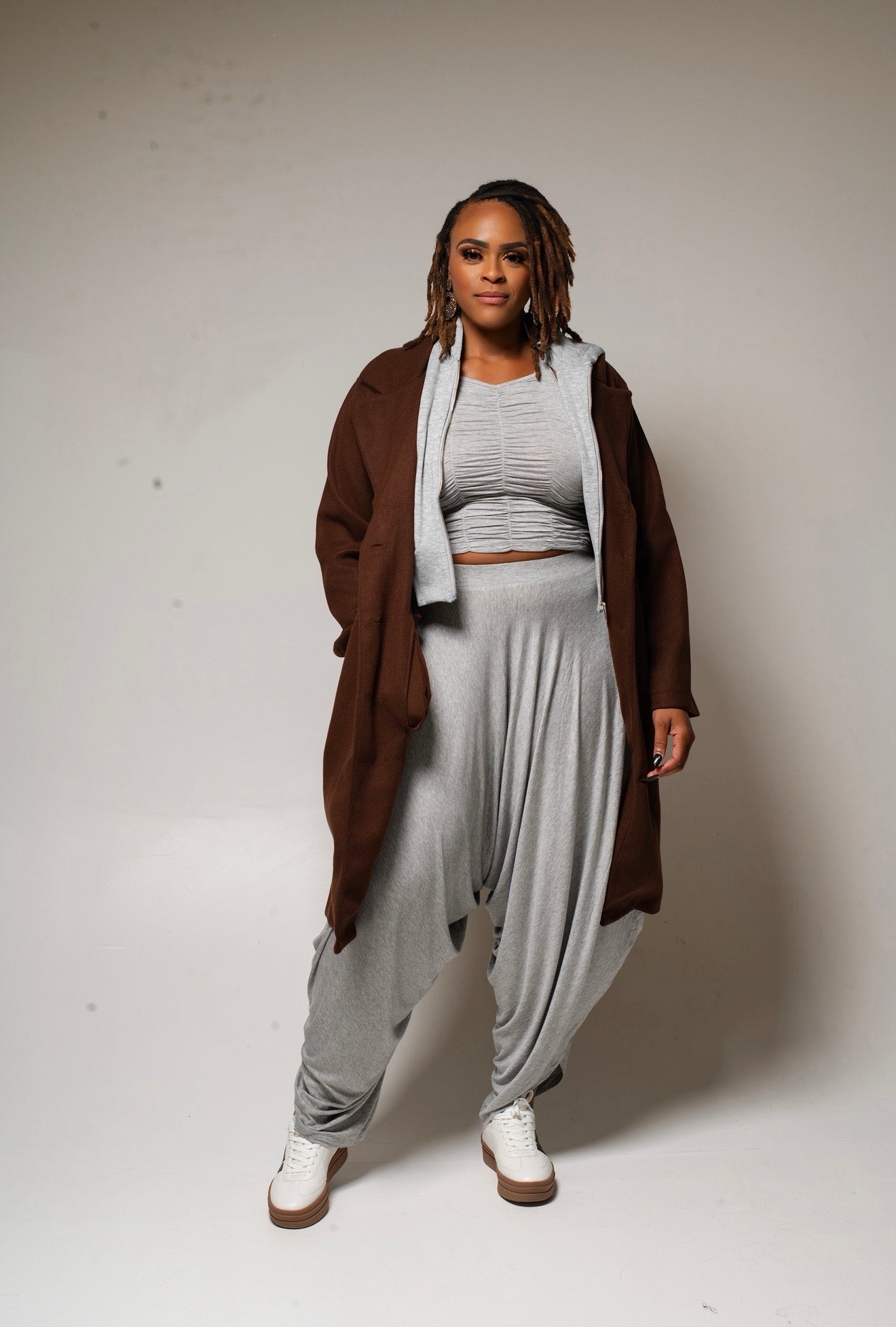 Smocked Tank and Harem Pants Set