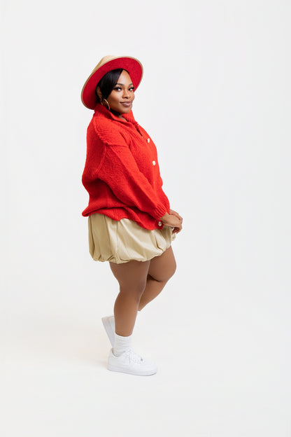 Balloon Mini Skirt