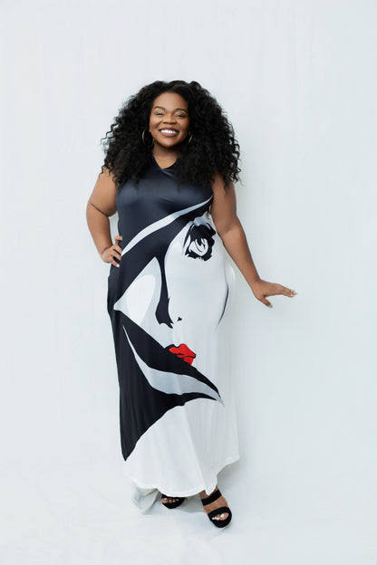 Power Woman Boho Sleeveless Maxi
