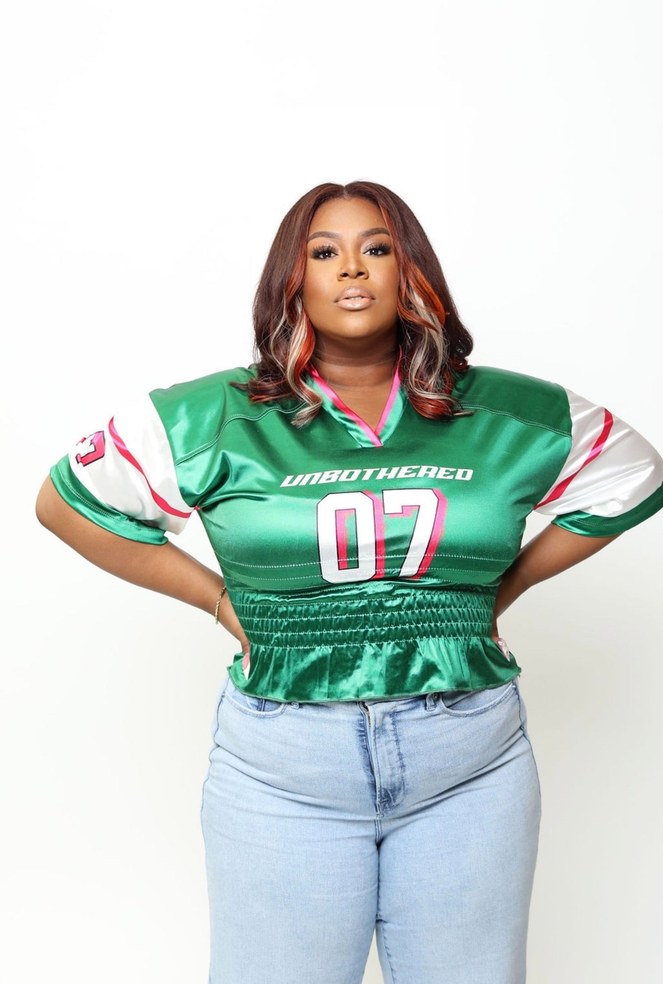 Peplum Sports Jersey (Plus Size)