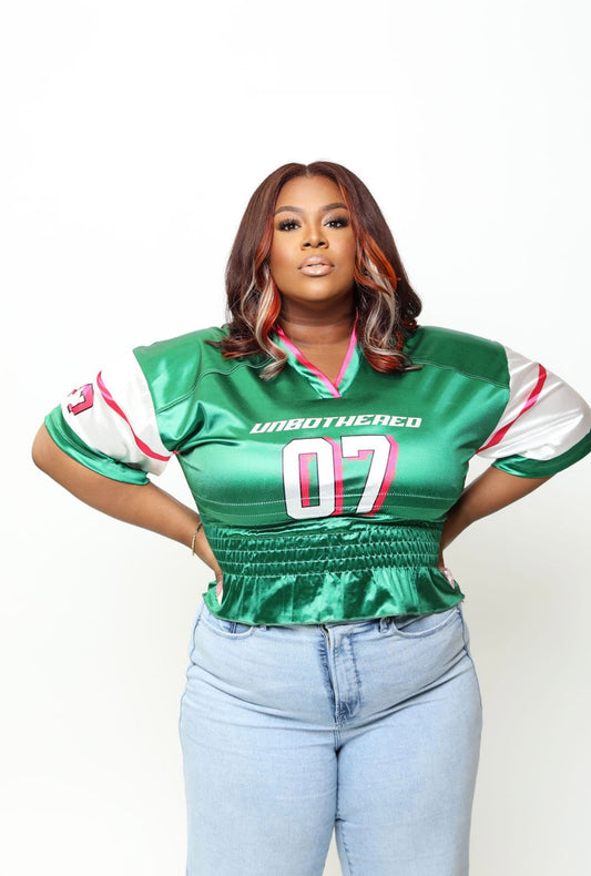 Peplum Sports Jersey (Plus Size)