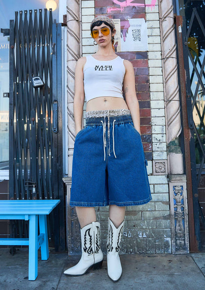 Baggy Denim Jorts