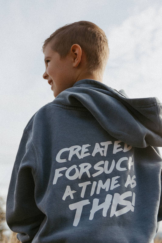 Such a Time as This – Youth Hoodie (Blue)