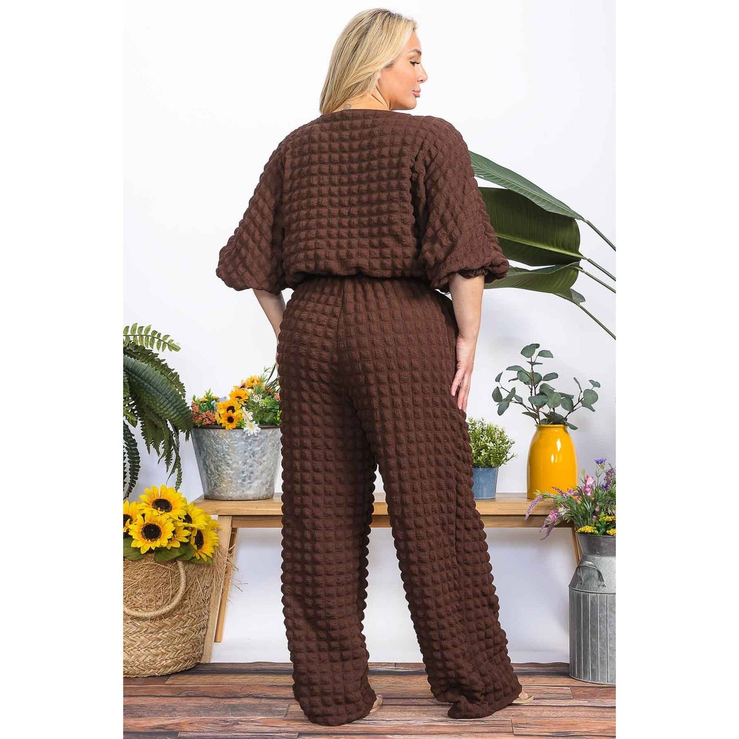 Fun Bubble Set (1X-3X) Brown